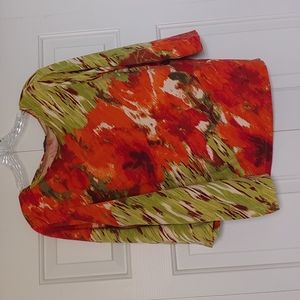 Talbots Woman 2X 3/4 Sleeve Knit Top